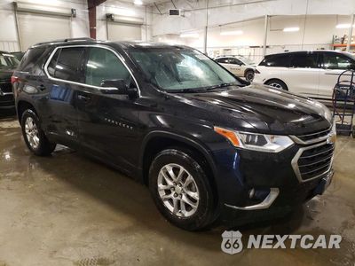Czwarte zdjęcie samochodu z boku: 2019 CHEVROLET TRAVERSE LT VIN:1GNERGKW6KJ166159 - miniatura