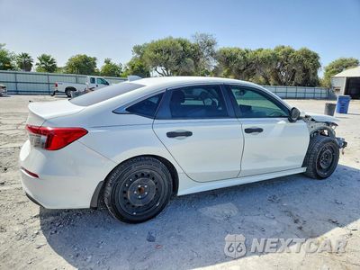 Trzecie zdjęcie samochodu z tyłu: 2023 HONDA CIVIC LX VIN:2HGFE2F21PH568801 - miniatura