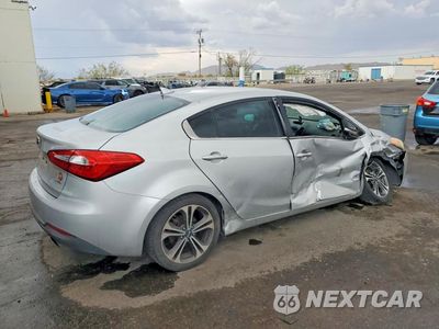 Trzecie zdjęcie samochodu z tyłu: 2014 KIA FORTE EX VIN:KNAFZ4A83E5069302 - miniatura