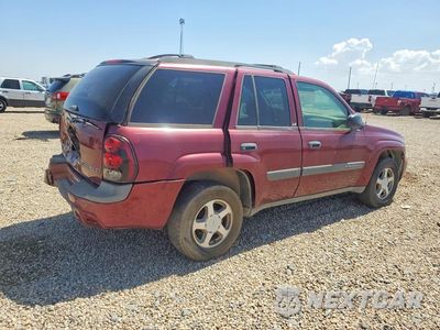 Trzecie zdjęcie samochodu z tyłu: 2004 CHEVROLET TRAILBLAZER LS VIN:1GNDS13S942418508 - miniatura