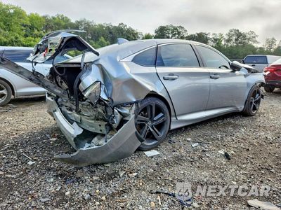 Trzecie zdjęcie samochodu z tyłu: 2019 HONDA ACCORD SPORT VIN:1HGCV2E36KA003190 - miniatura