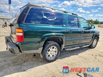 Trzecie zdjęcie samochodu z tyłu: 2002 CHEVROLET SUBURBAN K1500 VIN:3GNFK16Z02G353800 - miniatura
