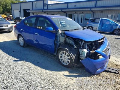 Czwarte zdjęcie samochodu z boku: 2014 NISSAN VERSA 1.6 SV VIN:3N1CN7AP7EL855150 - miniatura