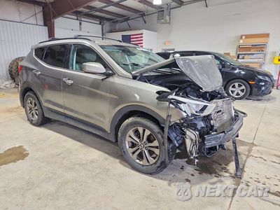 Czwarte zdjęcie samochodu z boku: 2014 HYUNDAI SANTA FE SPORT 2.4L VIN:5XYZUDLB6EG175483 - miniatura