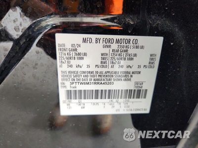 Zdjęcie 12 z 12 samochodu: 2024 FORD MAVERICK LARIAT VIN:3FTTW8M31RRA45203 - miniatura