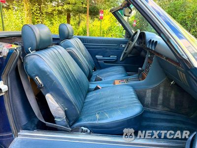Piąte zdjęcie samochodu w środku: 1981 MERCEDES-BENZ 380 SL VIN:WDBBA45A7BB007242 - miniatura