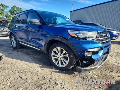 Czwarte zdjęcie samochodu z boku: 2020 FORD EXPLORER XLT VIN:1FMSK7DH1LGA47671 - miniatura