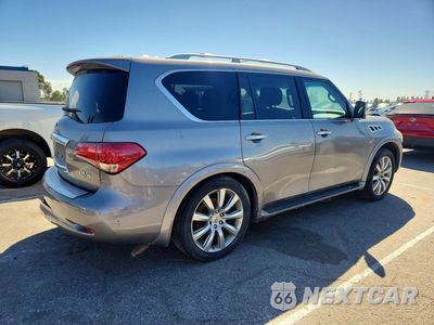 Trzecie zdjęcie samochodu z tyłu: 2012 INFINITI QX56 BASE VIN:JN8AZ2NC9C9317627 - miniatura