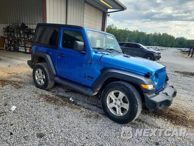 Czwarte zdjęcie samochodu z boku: 2021 JEEP WRANGLER SPORT VIN:1C4GJXAG5MW760895 - miniatura