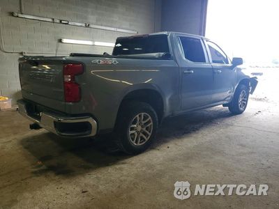 Trzecie zdjęcie samochodu z tyłu: 2021 CHEVROLET SILVERADO K1500 LT VIN:1GCPYJEK2MZ430329 - miniatura