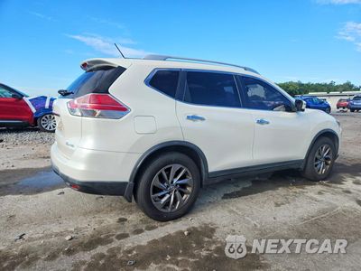 Trzecie zdjęcie samochodu z tyłu: 2016 NISSAN ROGUE SL VIN:KNMAT2MV5GP712051 - miniatura