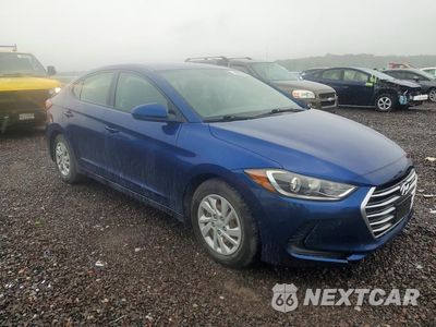 Czwarte zdjęcie samochodu z boku: 2017 HYUNDAI ELANTRA SE VIN:5NPD74LF1HH101292 - miniatura