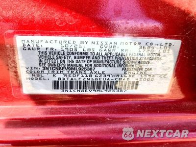 Zdjęcie 12 z 12 samochodu: 2021 NISSAN VERSA SV VIN:3N1CN8EV9ML925387 - miniatura