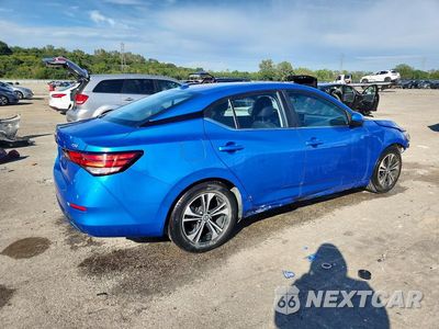 Trzecie zdjęcie samochodu z tyłu: 2021 NISSAN SENTRA SV VIN:3N1AB8CV1MY314484 - miniatura