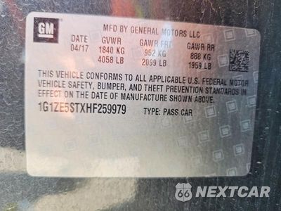 Zdjęcie 12 z 12 samochodu: 2017 CHEVROLET MALIBU LT VIN:1G1ZE5STXHF259979 - miniatura