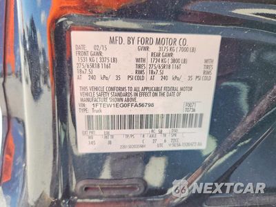Zdjęcie 13 z 13 samochodu: 2015 FORD F150 SUPERCREW VIN:1FTEW1EG0FFA56798 - miniatura