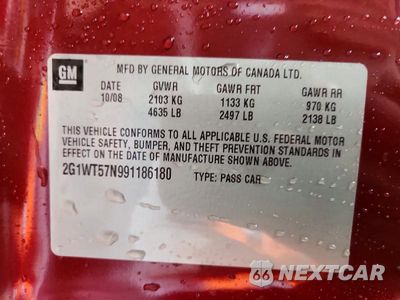 Zdjęcie 12 z 12 samochodu: 2009 CHEVROLET IMPALA 1LT VIN:2G1WT57N991186180 - miniatura