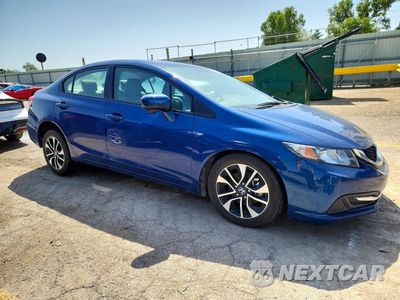 Czwarte zdjęcie samochodu z boku: 2015 HONDA CIVIC EX VIN:19XFB2F89FE005565 - miniatura