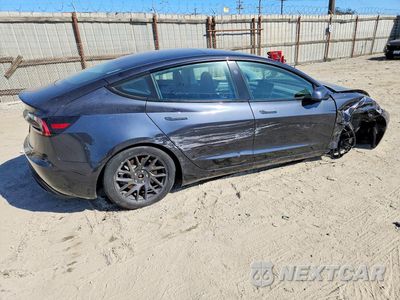Trzecie zdjęcie samochodu z tyłu: 2025 TESLA MODEL 3 VIN:5YJ3E1EA2SF943095 - miniatura