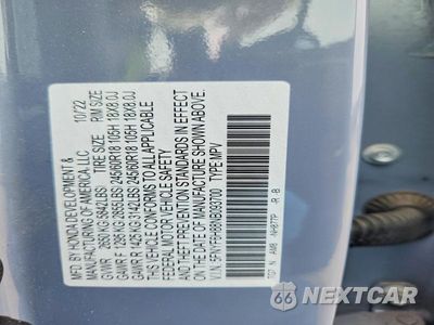 Zdjęcie 13 z 13 samochodu: 2022 HONDA PILOT TRAILSPORT VIN:5FNYF6H88NB093700 - miniatura