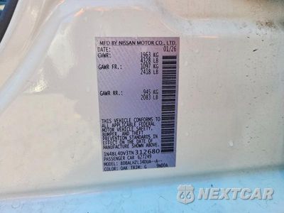 Zdjęcie 13 z 13 samochodu: 2026 NISSAN ALTIMA SV VIN:1N4BL4DV3TN312680 - miniatura
