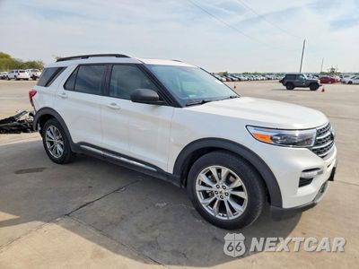 Czwarte zdjęcie samochodu z boku: 2021 FORD EXPLORER XLT VIN:1FMSK7DH4MGB20811 - miniatura