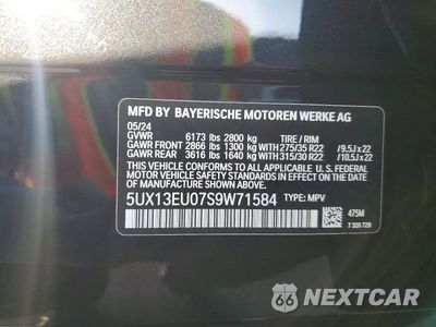 Zdjęcie 12 z 12 samochodu: 2025 BMW X5 SDRIVE 40I VIN:5UX13EU07S9W71584 - miniatura