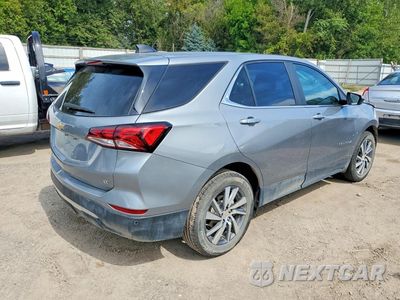 Trzecie zdjęcie samochodu z tyłu: 2024 CHEVROLET EQUINOX LT VIN:3GNAXKEG7RL267323 - miniatura
