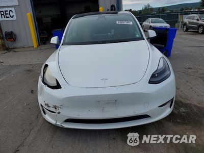 Piąte zdjęcie samochodu w środku: 2021 TESLA MODEL Y VIN:5YJYGDEF1MF258246 - miniatura