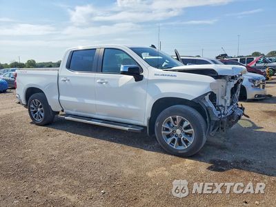 Czwarte zdjęcie samochodu z boku: 2024 CHEVROLET SILVERADO K1500 LT VIN:1GCPDDEK8RZ145607 - miniatura