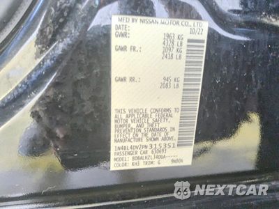 Zdjęcie 12 z 12 samochodu: 2023 NISSAN ALTIMA SV VIN:1N4BL4DV2PN315351 - miniatura
