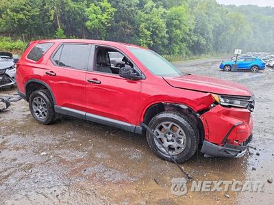 Czwarte zdjęcie samochodu z boku: 2025 HONDA PILOT TRAILSPORT VIN:5FNYG1H63SB030398 - miniatura
