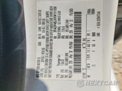 Zdjęcie 13 z 13 samochodu: 2019 FORD FIESTA SE VIN:3FADP4BJXKM101059 - miniatura