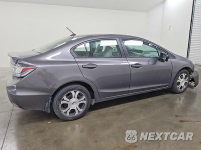 Trzecie zdjęcie samochodu z tyłu: 2015 HONDA CIVIC HYBRID VIN:19XFB4F24FE200402 - miniatura