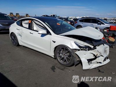 Czwarte zdjęcie samochodu z boku: 2023 TESLA MODEL 3 VIN:5YJ3E1EB2PF608645 - miniatura