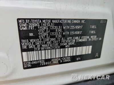 Zdjęcie 14 z 14 samochodu: 2021 TOYOTA RAV4 LE VIN:2T3F1RFVXMC213930 - miniatura