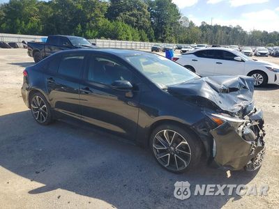 Czwarte zdjęcie samochodu z boku: 2020 TOYOTA COROLLA LE VIN:JTDEPRAE4LJ029743 - miniatura