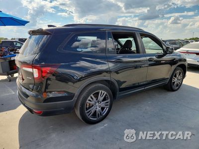Trzecie zdjęcie samochodu z tyłu: 2022 HONDA PILOT SPORT VIN:5FNYF5H33NB038229 - miniatura