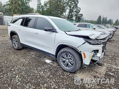 Czwarte zdjęcie samochodu z boku: 2024 CHEVROLET TRAVERSE LT VIN:1GNEVGKS9RJ167423 - miniatura