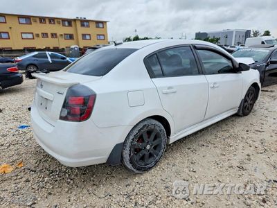 Trzecie zdjęcie samochodu z tyłu: 2012 NISSAN SENTRA 2.0 VIN:3N1AB6AP7CL742032 - miniatura