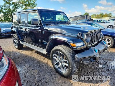 Czwarte zdjęcie samochodu z boku: 2024 JEEP WRANGLER 4XE VIN:1C4RJXN64RW141450 - miniatura