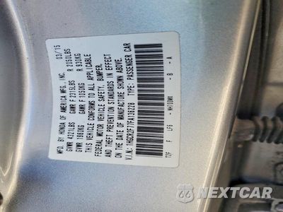Zdjęcie 12 z 12 samochodu: 2015 HONDA ACCORD EX VIN:1HGCR2F77FA136228 - miniatura