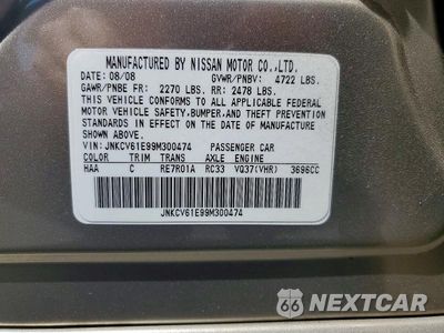 Zdjęcie 12 z 12 samochodu: 2009 INFINITI G37 SEDAN BASE VIN:JNKCV61E99M300474 - miniatura