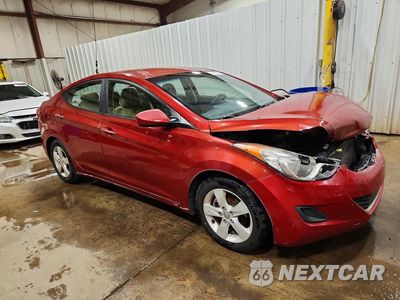 Czwarte zdjęcie samochodu z boku: 2011 HYUNDAI ELANTRA GLS VIN:KMHDH4AE5BU106768 - miniatura