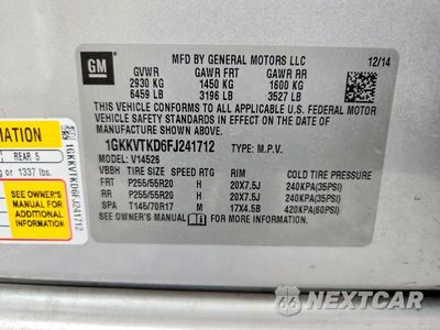 Zdjęcie 13 z 13 samochodu: 2015 GMC ACADIA DENALI VIN:1GKKVTKD6FJ241712 - miniatura