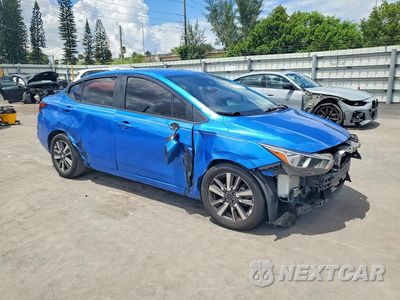 Czwarte zdjęcie samochodu z boku: 2021 NISSAN VERSA SV VIN:3N1CN8EV9ML841151 - miniatura