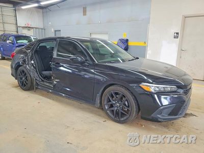 Czwarte zdjęcie samochodu z boku: 2022 HONDA CIVIC SPORT VIN:2HGFE2F51NH504619 - miniatura