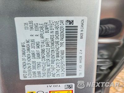 Zdjęcie 12 z 12 samochodu: 2026 HONDA CIVIC SPORT VIN:2HGFE2F51TH574800 - miniatura
