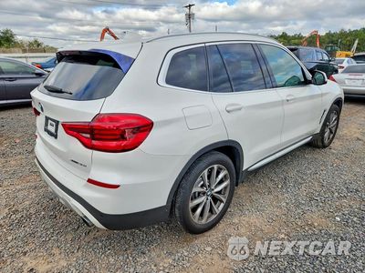 Trzecie zdjęcie samochodu z tyłu: 2019 BMW X3 XDRIVE30I VIN:5UXTR9C55KLP91298 - miniatura
