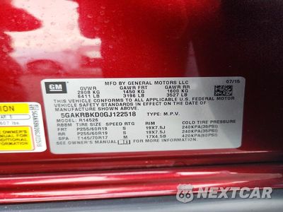 Zdjęcie 13 z 13 samochodu: 2016 BUICK ENCLAVE VIN:5GAKRBKD0GJ122518 - miniatura